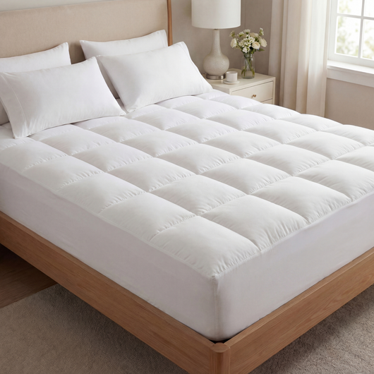 Rest & Home™ Surmatelas de luxe matelassé haut de gamme 1000 GSM
