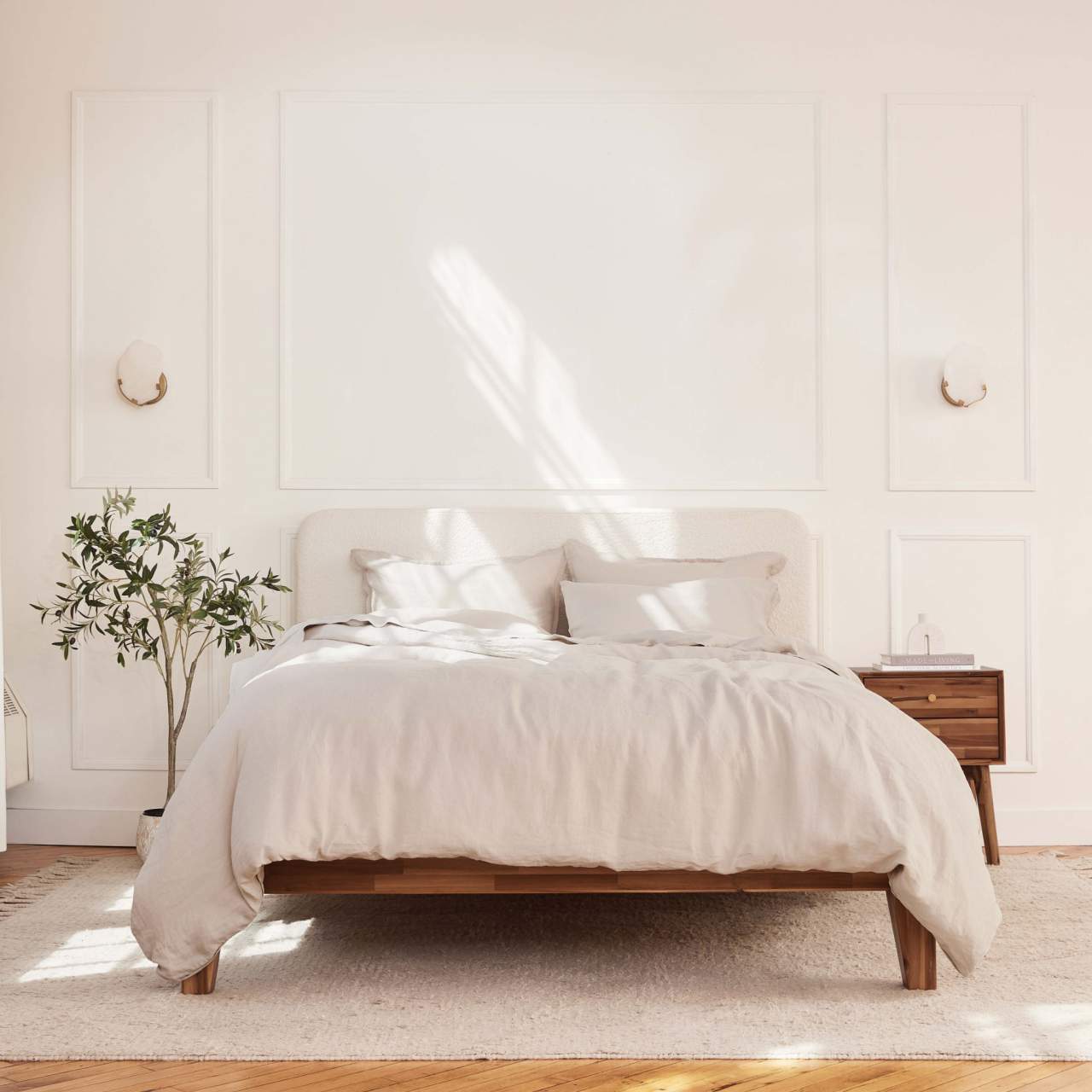 Rest & Home™ Ensemble de drap en lin 100% européen